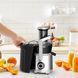 Tefal Соковитискач Nutri XXL відцентрований 1000Вт, чаша-0.8л, жмих-2.2л, жолоб на ціле яблуко, пластик/метал, чорний-нержавіюча сталь 5 - магазин Coolbaba Toys
