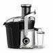 Tefal Соковитискач Nutri XXL відцентрований 1000Вт, чаша-0.8л, жмих-2.2л, жолоб на ціле яблуко, пластик/метал, чорний-нержавіюча сталь 2 - магазин Coolbaba Toys