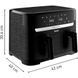 Tefal Мультипечь Easy Fry Dual Essential, 2700 Вт, чаша 5,2+3,1 л, сенсорное управление, 2 чаши, гриль, пластик, черный 4 - магазин Coolbaba Toys