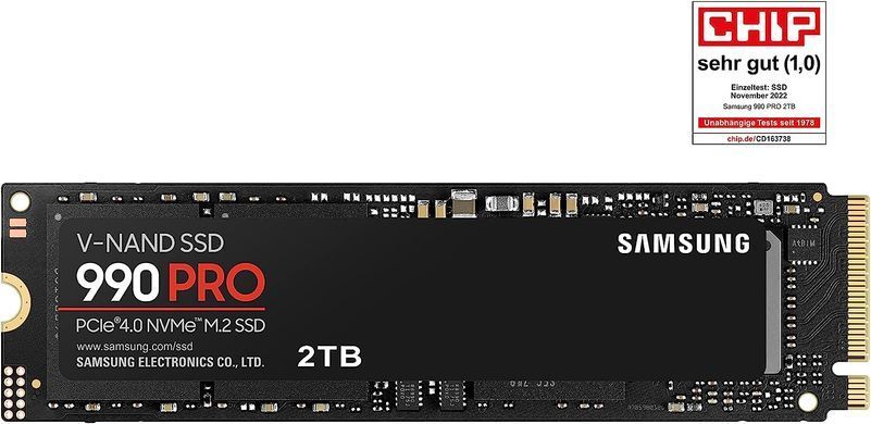Samsung Накопитель SSD M.2 2TB PCIe 4.0 990PRO MZ-V9P2T0BW фото