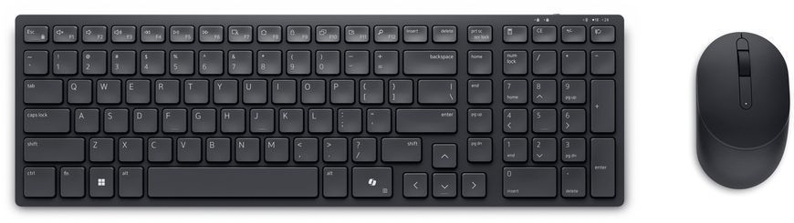 Dell Клавіатура Pro Compact Silent Keyboard and Mouse - KM555 - Ukrainian 580-BBWJ фото