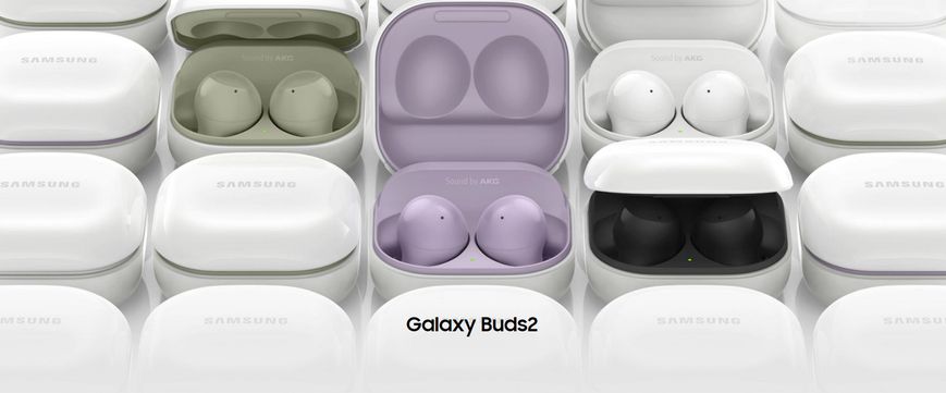Бездротові навушники Samsung Galaxy Buds 2 (R177) Lavender SM-R177NLVASEK фото
