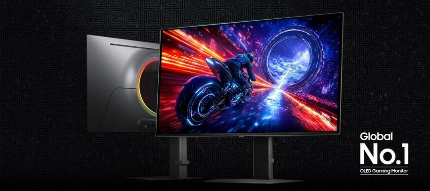 Samsung Монітор Samsung 27" Odyssey OLED G6 G60SF HDMI, DP, USB, MM, OLED, 2560x1440, 500Hz, 0,3ms LS27FG602SIXUA фото