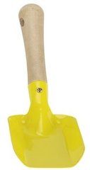 Лопатка металева goki з дерев'яною ручкою жовта 63929G-1 - купити в інтернет-магазині Coolbaba Toys