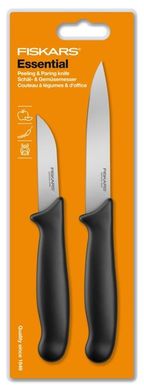Набор ножей для чистки Fiskars Essential Small, 2шт, блистер 1051834 фото