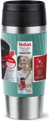 Tefal Термочашка Travel Mug Classic Twist, 360мл, нержавеющая сталь, зеленый N2024310 фото