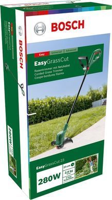 Bosch Триммер садовый EasyGrassCut 23, 280Вт, 23 см, леска, 1.9 кг 0.600.8C1.H01 фото