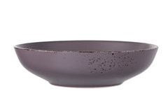 Тарілка супова Ardesto Lucca, 20 см, Grey brown, кераміка AR2920GMC фото