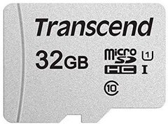 Карта пам'яті Transcend microSD 32GB C10 UHS-I R100/W20MB/s TS32GUSD300S фото