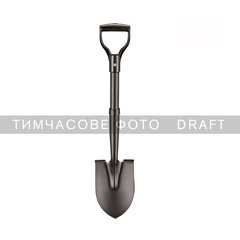 Лопата штикова 2E Groundbreaker, компактна, сталевий держак, 2 мм, 70 см, 0.98кг - купити в інтернет-магазині Coolbaba Toys
