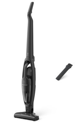 Electrolux Пылесос беспроводный, конт пыль -0.3л, автон. раб. до 45мин, вес-2.65кг, НЕРА, 2в1, турбо-щетка, 2 насадки, серый ES31CB18GG фото