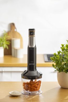 Gorenje Блендер Gorenje заглибний 1500Вт, 4в1, чаша-800мл, подрібнювач, чорний