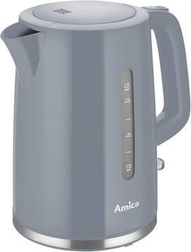 Hansa Електрочайник Amica 1.7л, пластик, сірий KF1013 фото