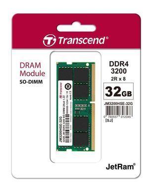 Transcend Пам'ять ноутбука DDR4 32GB 3200 JM3200HSE-32G фото
