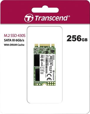 Накопичувач SSD Transcend M.2 256GB SATA MTS430S TS256GMTS430S фото