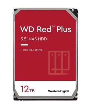 WD Жорсткий диск WD 12TB 3.5" 7200 512MB SATA Red Plus NAS WD120EFGX фото