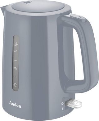Hansa Електрочайник Amica 1.7л, пластик, сірий KF1013 фото