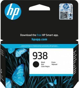 HP Картридж No.938 OfficeJet Pro 9110b/9120/9120b/9130/9130b/9700/9700e Black (12 500 стор) 4S6X8PE фото