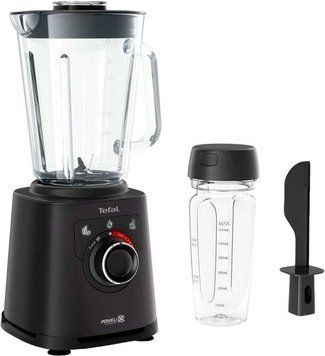 Tefal Блендер стаціонарний Perfectmix+ 1200Вт, чаша-2000мл, ємність для смузі, скло, чорний BL87G831 фото
