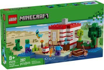 LEGO Конструктор LEGO Minecraft Будинок з вибухівки в джунглях 21275 фото