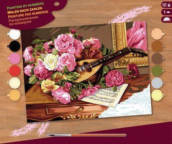 Набор для творчества Sequin Art PAINTING BY NUMBERS SENIOR Романтический букет SA1037 фото