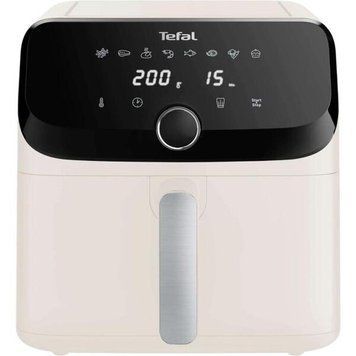 Tefal Мультипіч Easy Fry Mega, 1700Вт, чаша-7.5л, сенсорне керув., 8 програм, пластик, бежевий EY855AE0 фото