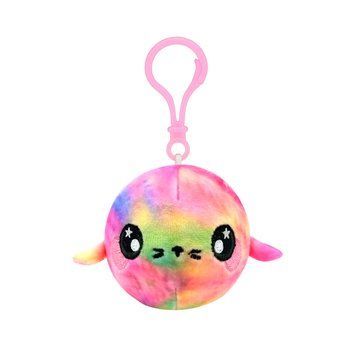 Ароматная мягкая игрушка SQUEEZAMALS S3 &ndash; ТЮЛЕНЬ СНЕЖОК (6 cm, на клипсе) SQS00866SN фото