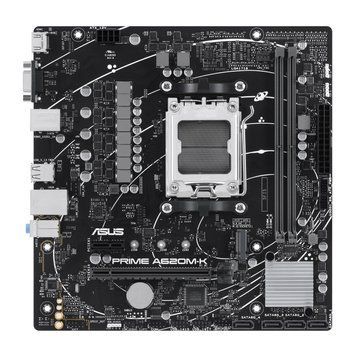 ASUS Материнcкая плата PRIME A620M-K sAM5 A620 2xDDR5 HDMI D-Sub mATX 90MB1F40-M0EAY0 фото