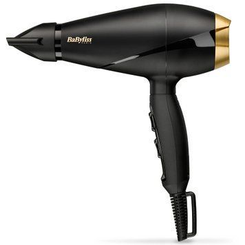 BaByliss Фен AC motor PRO, 2000Вт, 2 режими, дифузор, хол. обдув, чорний 6704E фото