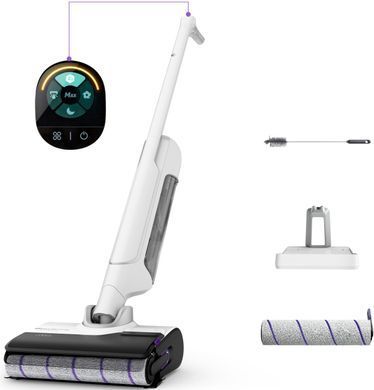 Rowenta Пылесос Rowenta беспроводный X-Clean 10, 200Вт, конт пыль -0.67, автон. раб. до 60мин, вес-4.15кг, НЕРА, білий GZ7035WO фото