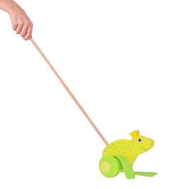 goki Игрушка-толкатель Жабка 54938G фото