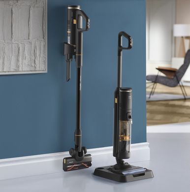 Philips Пилосос Philips безпровідний Series 7000 AquaTrio, вологе прибирання, конт пил -0.42л, автон. робота до 45хв, PowerCyclone Aqua, чорний XW7264/11 фото