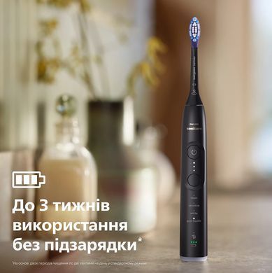 Philips Щітка зубна електр., Sonicare 7100 Series, 62т. колив/хв, насадок-1, футляр, чорний HX7421/01 фото