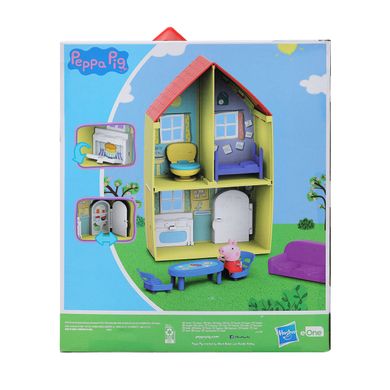 Ігровий набір Peppa - БУДИНОЧОК ПЕППИ (будиночок з меблями, фігурка Пеппи) F2167 фото