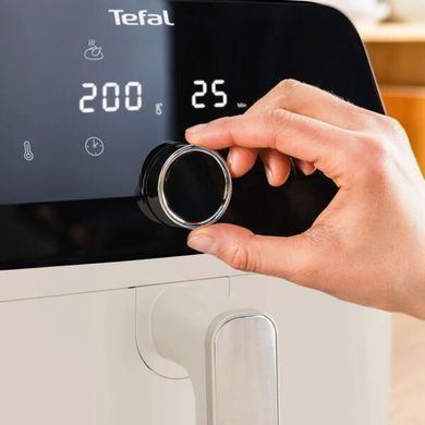 Tefal Мультипіч Easy Fry Mega, 1700Вт, чаша-7.5л, сенсорне керув., 8 програм, пластик, бежевий EY855AE0 фото
