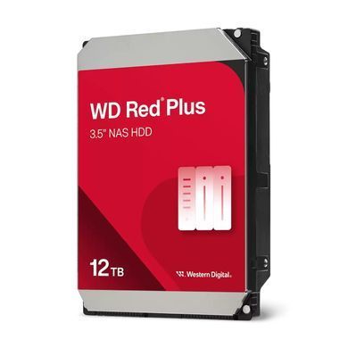 WD Жорсткий диск WD 12TB 3.5" 7200 512MB SATA Red Plus NAS WD120EFGX фото