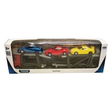 Игровой набор &ndash; АВТОПЕРЕВОЗЧИК (автоперевозчик, 3 машины, 1:60, 26cm) 541756.270 фото