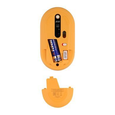 2E Миша MF300 CAPYBARA:SUNSET Silent WL BT, жовтий 2E-MF300WCAPIBARAYW фото