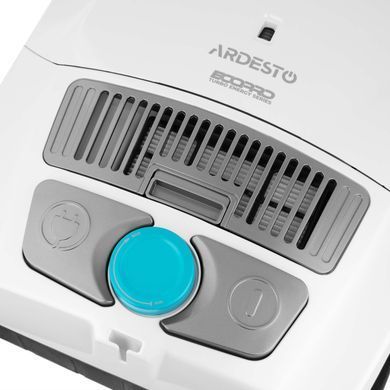 ARDESTO Пылесос мешковый, 800Вт, мешок-3.5л, HEPA, белый VC-I-B800W фото
