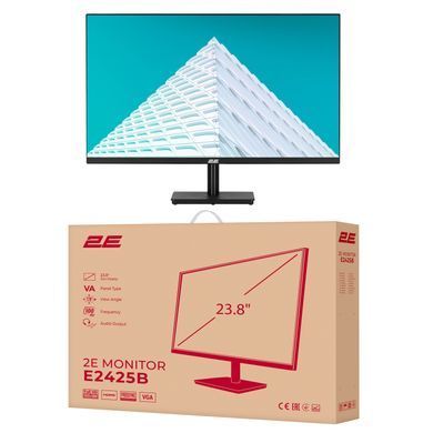 2E Монитор 23.8" E2425B D-Sub, HDMI, VA, 100Hz, FreeSync 2E-E2425B-01.UA фото