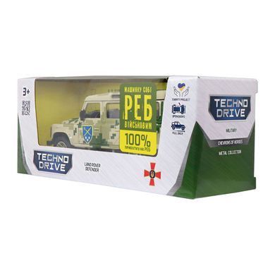 Автомодель серії "Шеврони Героїв" &ndash; LAND ROVER DEFENDER &ndash; "ОК "СХІД" 250396UM фото