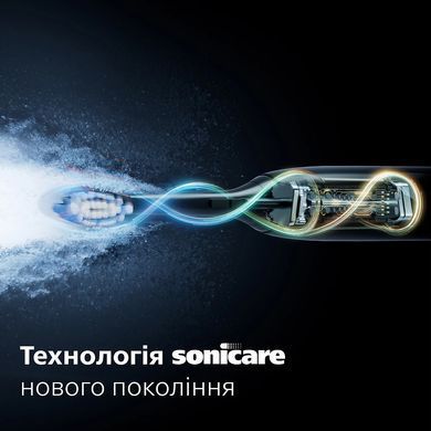 Philips Щітка зубна електр., Sonicare 7100 Series, 62т. колив/хв, насадок-1, футляр, чорний HX7421/01 фото