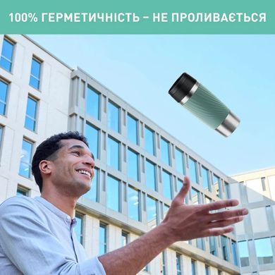 Tefal Термочашка Travel Mug Classic Twist, 360мл, нержавеющая сталь, зеленый N2024310 фото