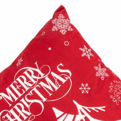 ARDESTO Pillow decor. Christmas 45х45cm, 100% polyester, red
