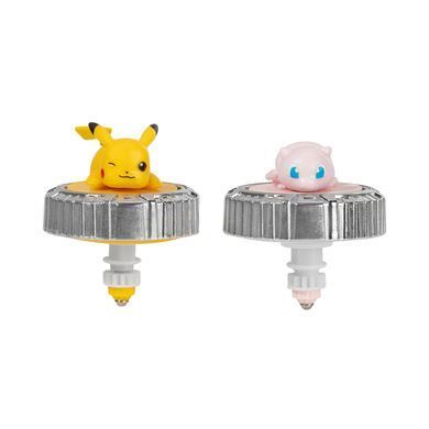 Ігровий набір POKEMON - ПОДВІЙНИЙ БАТЛ ПІКАЧУ ТА М'Ю (2 спінера, 2 покебола, арена) PKW4403 фото