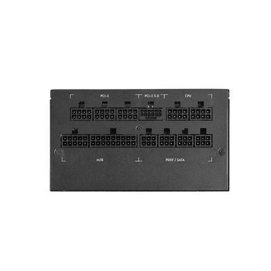 Chieftec Блок живлення Atmos (750W), >90%, 80+ Gold, 135мм FDB, 1xMB 24pin(20+4), 2xCPU 8pin(4+4), 4xMolex, 9xSATA, 2xPCIe 8pin(6+2), 1xPCIe GEN5 16pin, Fully Modular CPX-750FC фото