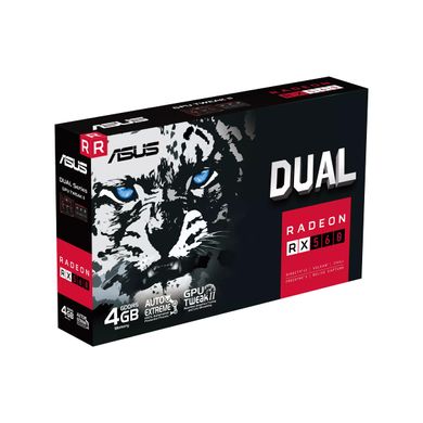 ASUS Відеокарта Radeon RX 560 4GB DDR5 OC DUAL DUAL-RX560-4G 90YV0HG0-M0NA00 фото