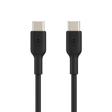 Belkin Кабель USB-C > USB-C заряджання/синхронізації 2м, 60Вт, Type-C, PVC, чорний CAB003BT2MBK фото