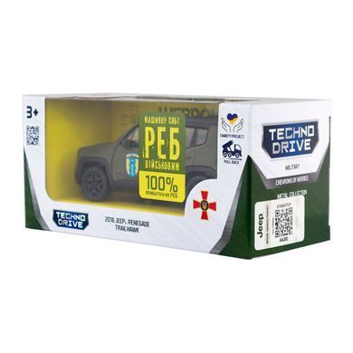 Автомодель серії "Шеврони Героїв" &ndash; JEEP RENEGADE TRAILHAWK &ndash; "АЙДАР" 250351W фото