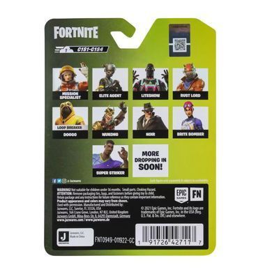 Fortnite Fortnite Game figure Micro Legendary Series Skull Trooper - Green, 6cm FNT0949 фото